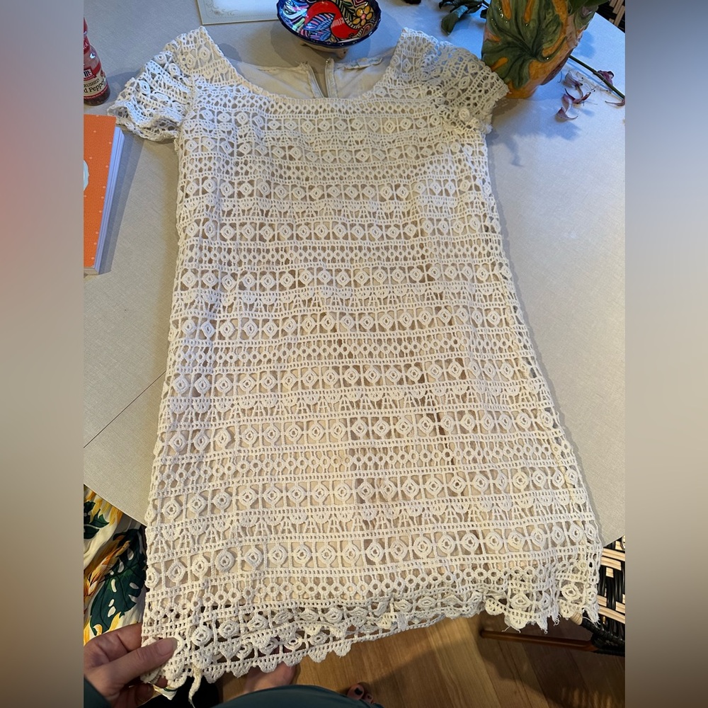 Anthropologie staring at stars lace dress
